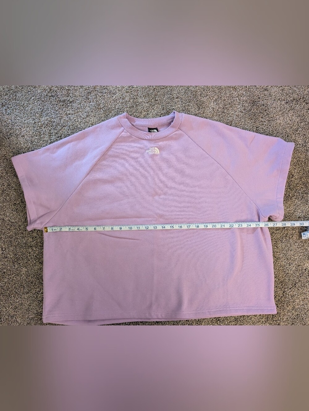 The North Face Women’s Lavender Crewneck Crop Sweatshirt Size XL
